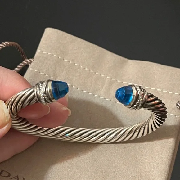 David Yurman Cable bracelet with diamonds - Picture 2 of 6